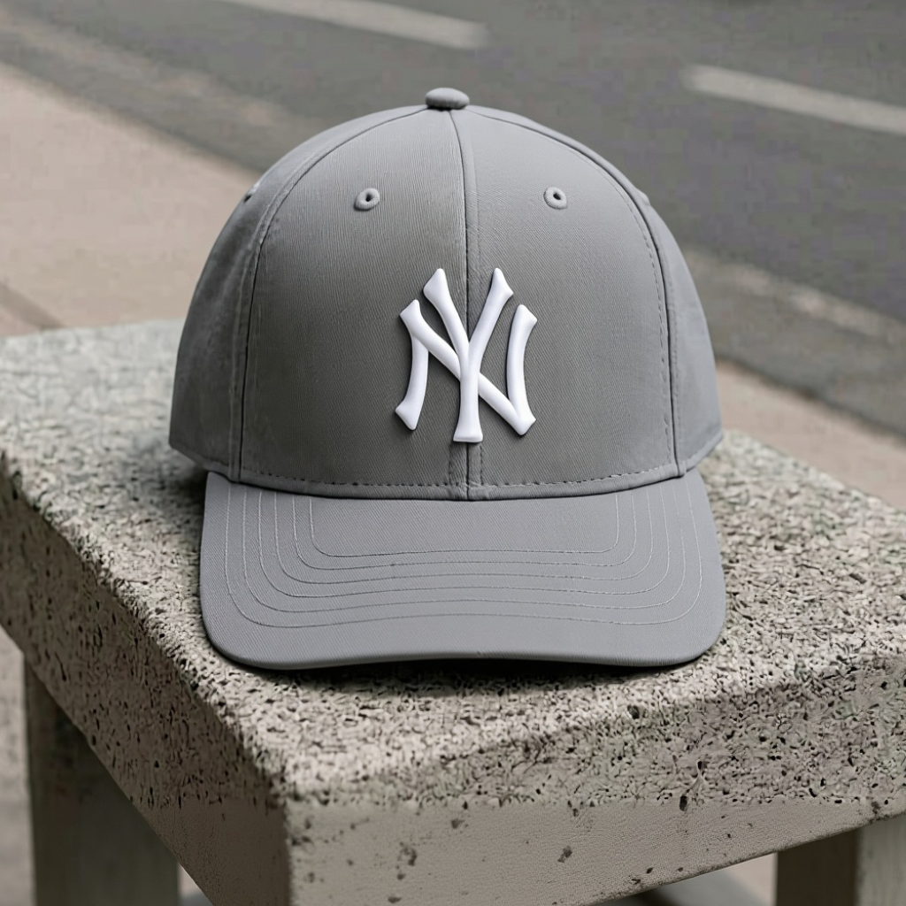 GORRA NY ALL GREY ( CERRADA)