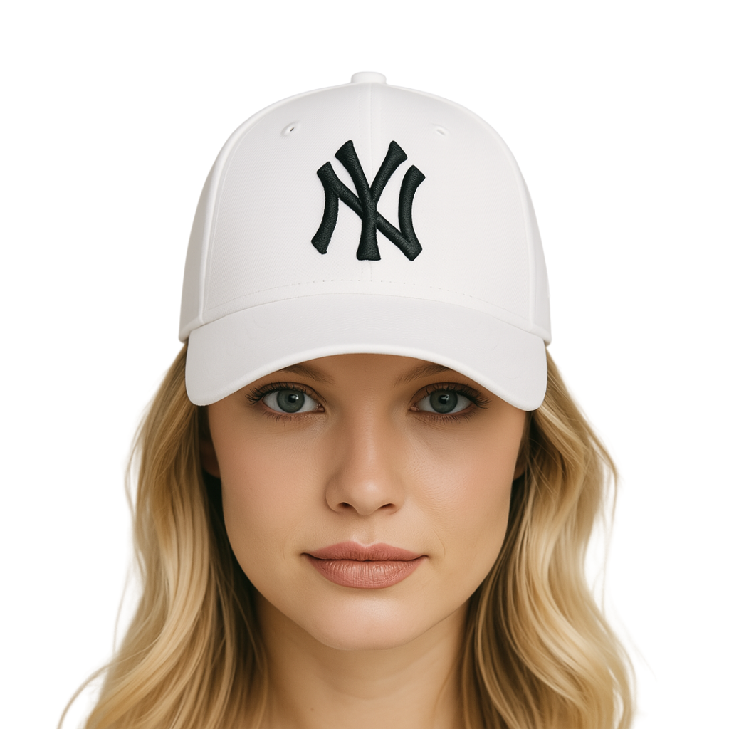 GORRA NY WHITE& BLACK